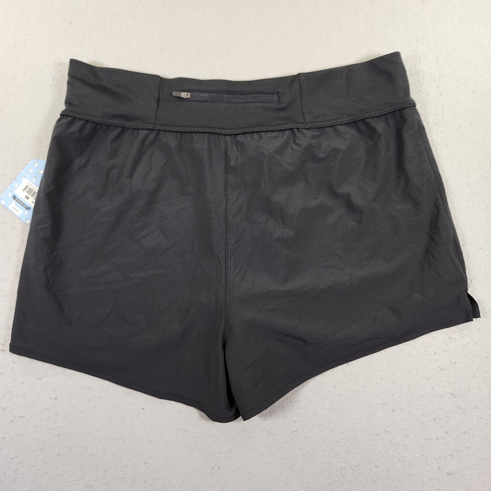 Goat Usa Athletic Shorts Womens X Large Black Running Gym Lined Pocket Nwt — image 6 of 6